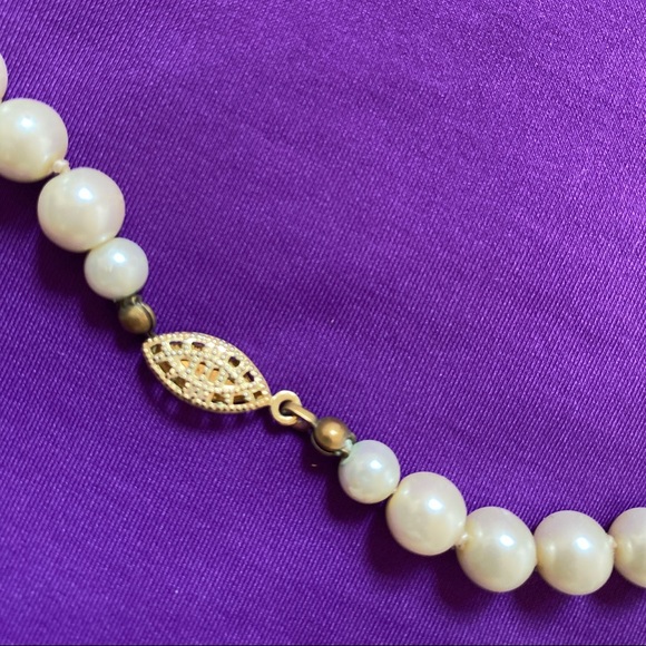 Macy's Jewelry Faux White Pearl Necklace Really Long Looks Real